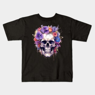 ornate skull Kids T-Shirt